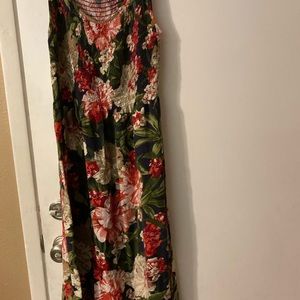 Dress sleeveless and cotton very colorful